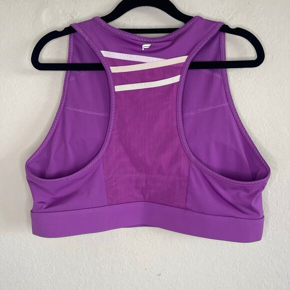 Fabletics Trinity High Impact Sports Bra in Bright Fig Women’s NEW - Size XXL - Picture 2 of 3